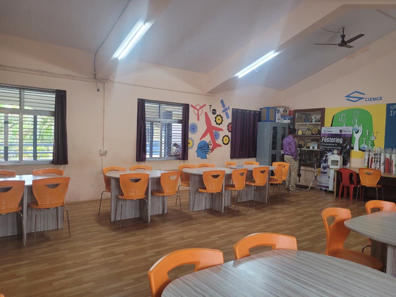 A school coding and technology learning space