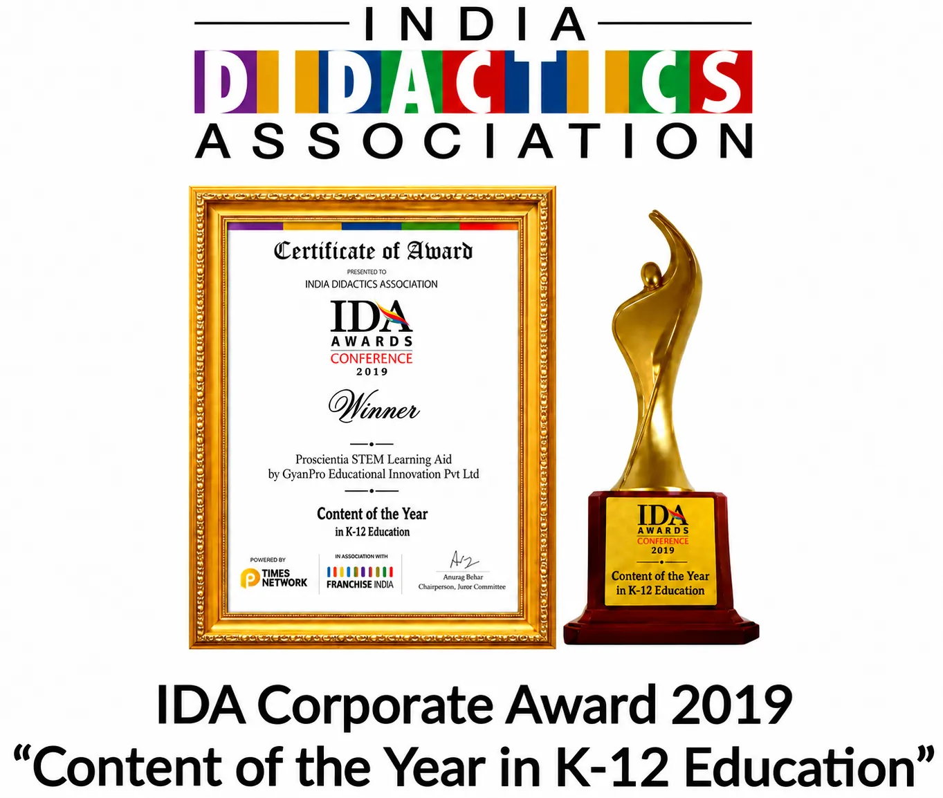 IDA Corporate Award – Content of the Year in K-12 Education