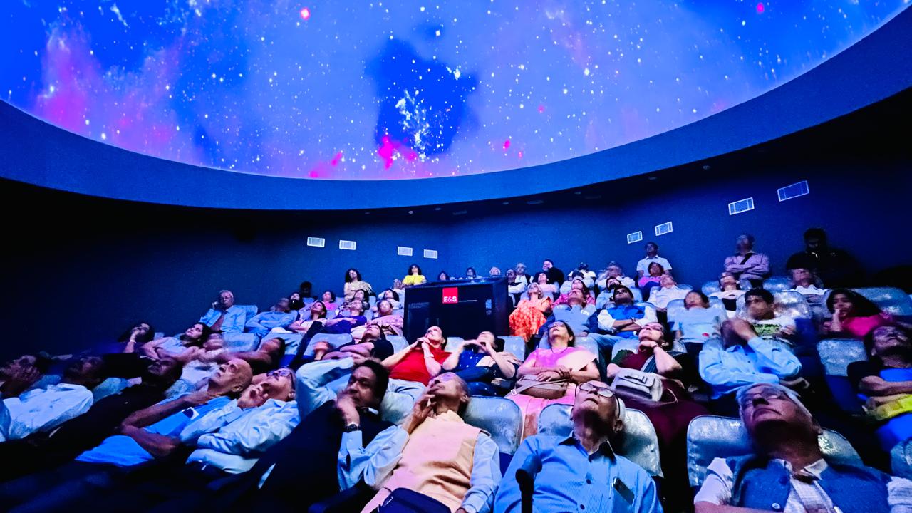 A planetarium and astronomy learning experience