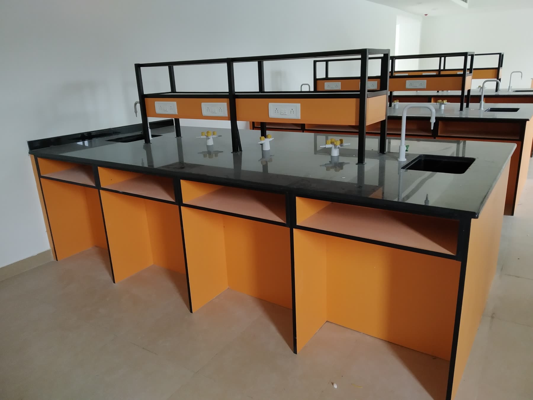 Laboratory furniture manufactured for institutional supply